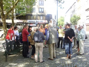 Infostand am Hansemannplatz